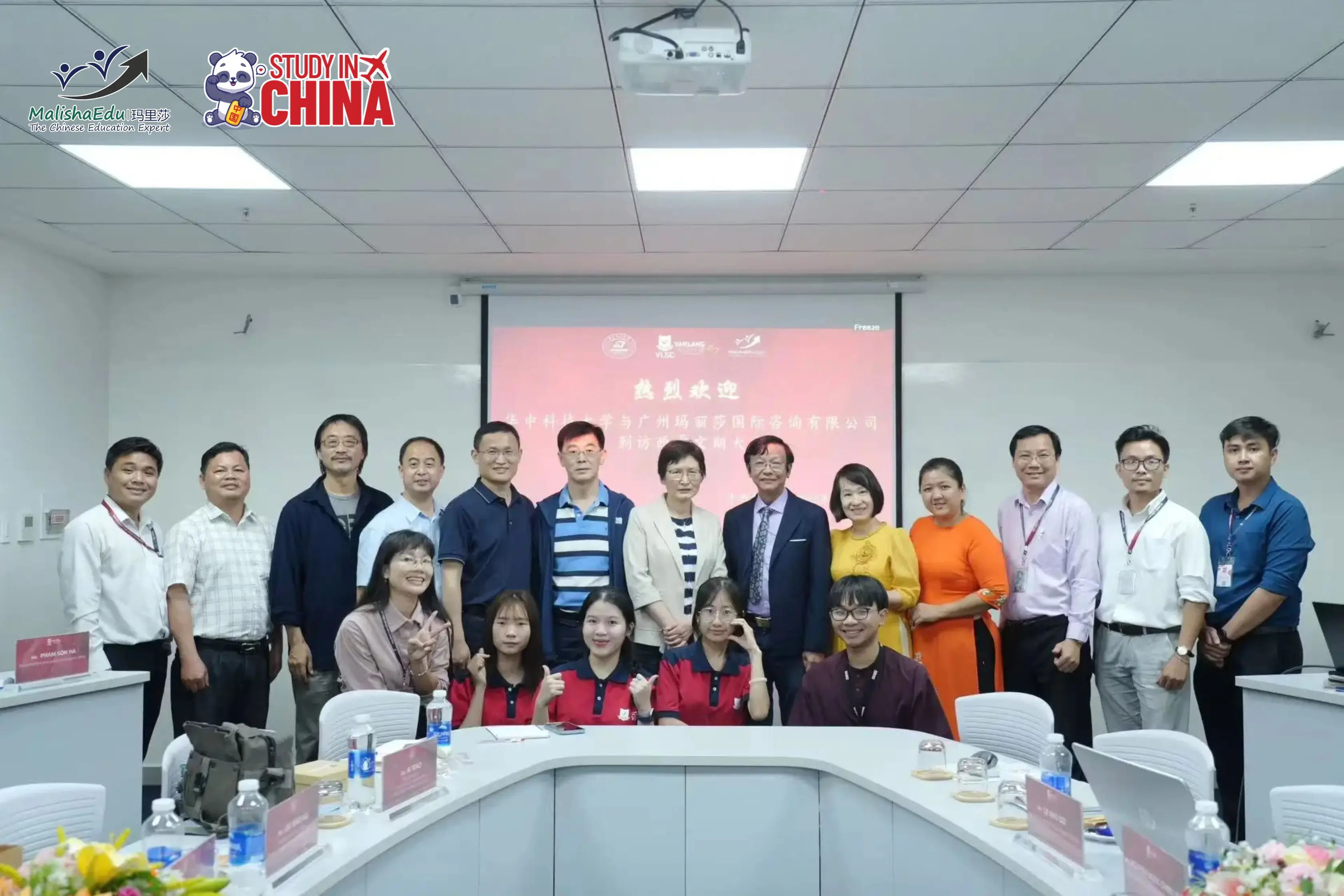 Huazhong University and Science and Technology is in Vanlang Saigon College, Vietnam